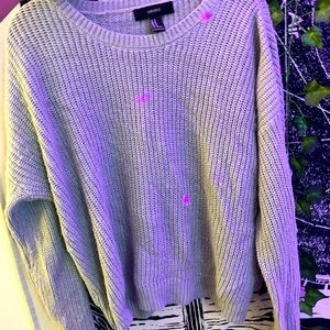 grey pullover cardigan